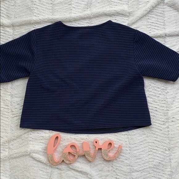 BCBGeneration Striped Crop Top - Picture 6 of 6